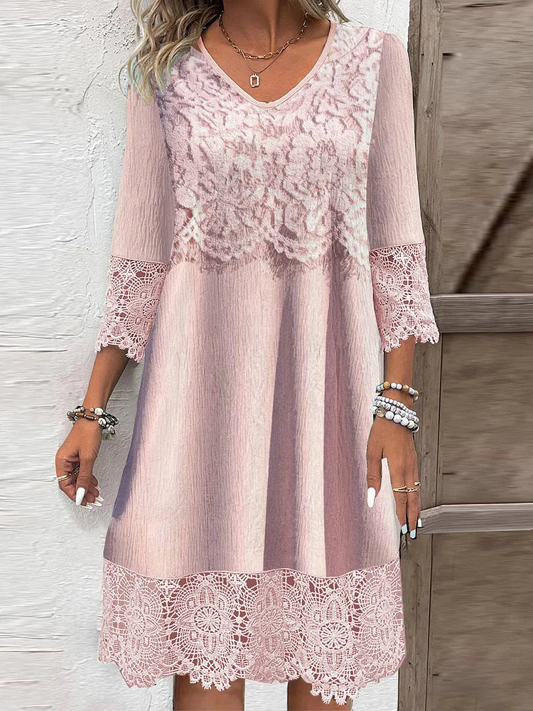 Rebecca™ | Midi Lace Dress