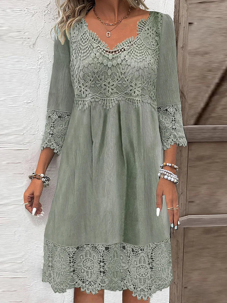 Rebecca™ | Midi Lace Dress