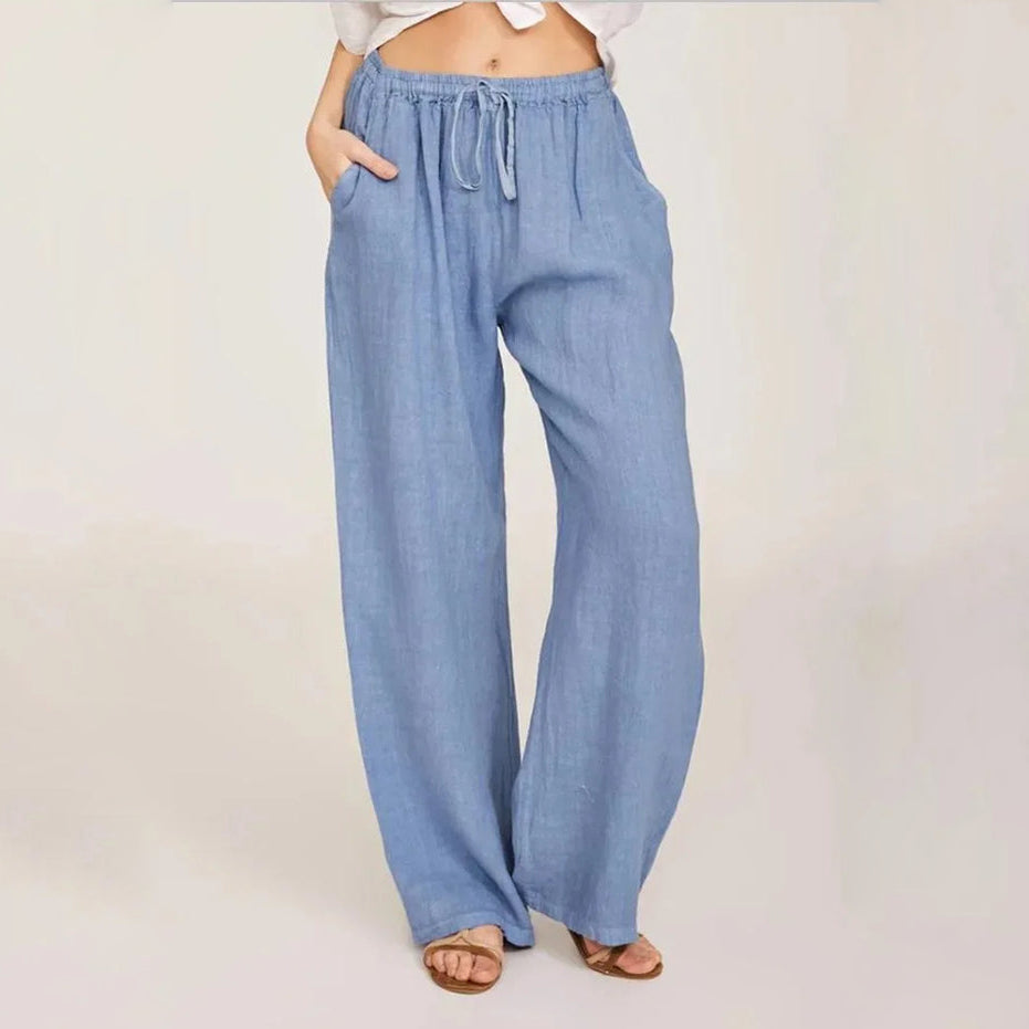 Harper - Loose Elastic Waist Bottoms