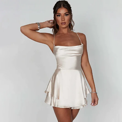 WANDA™ - Backless mini dress