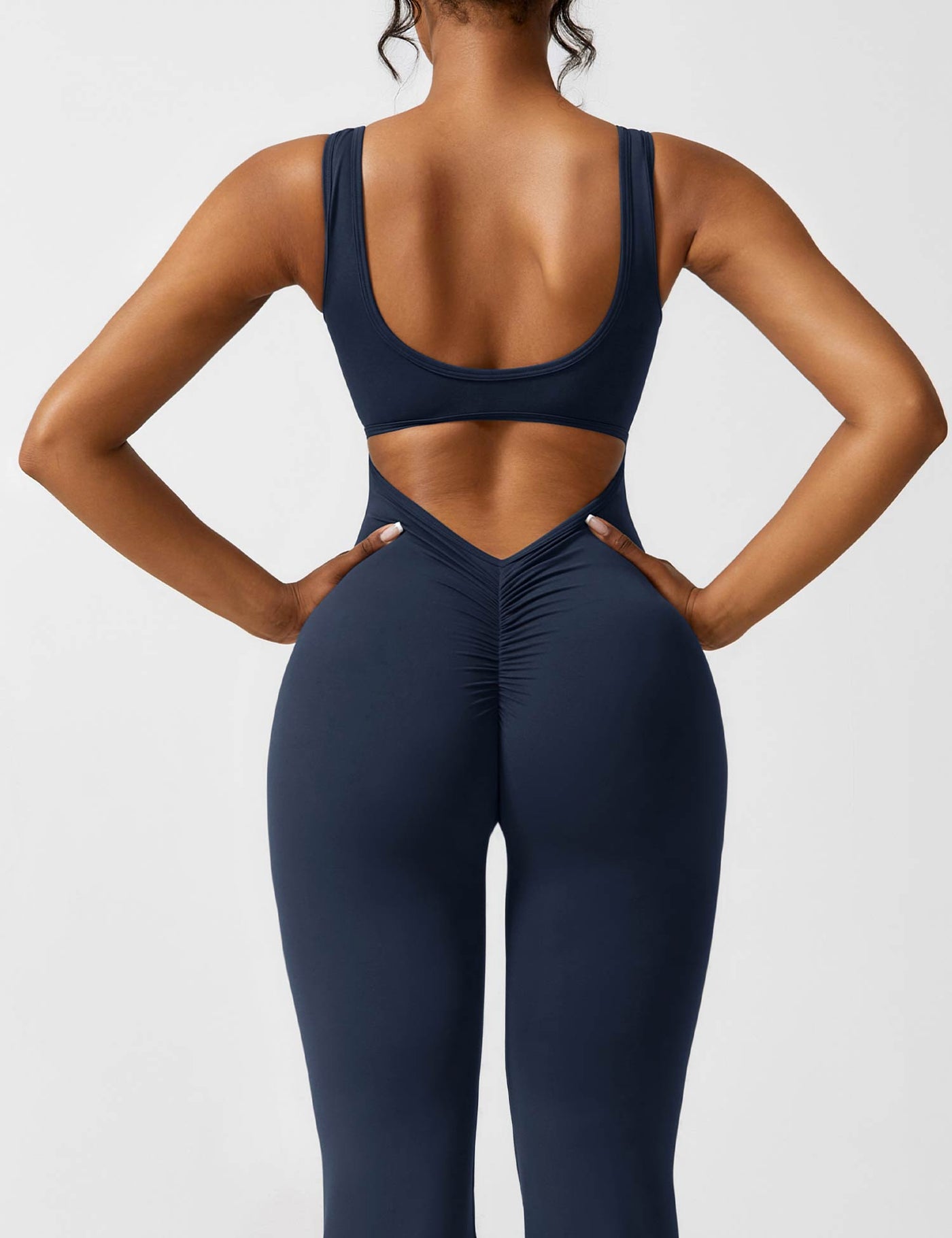 Allyson™ - V-back flared jumpsuit