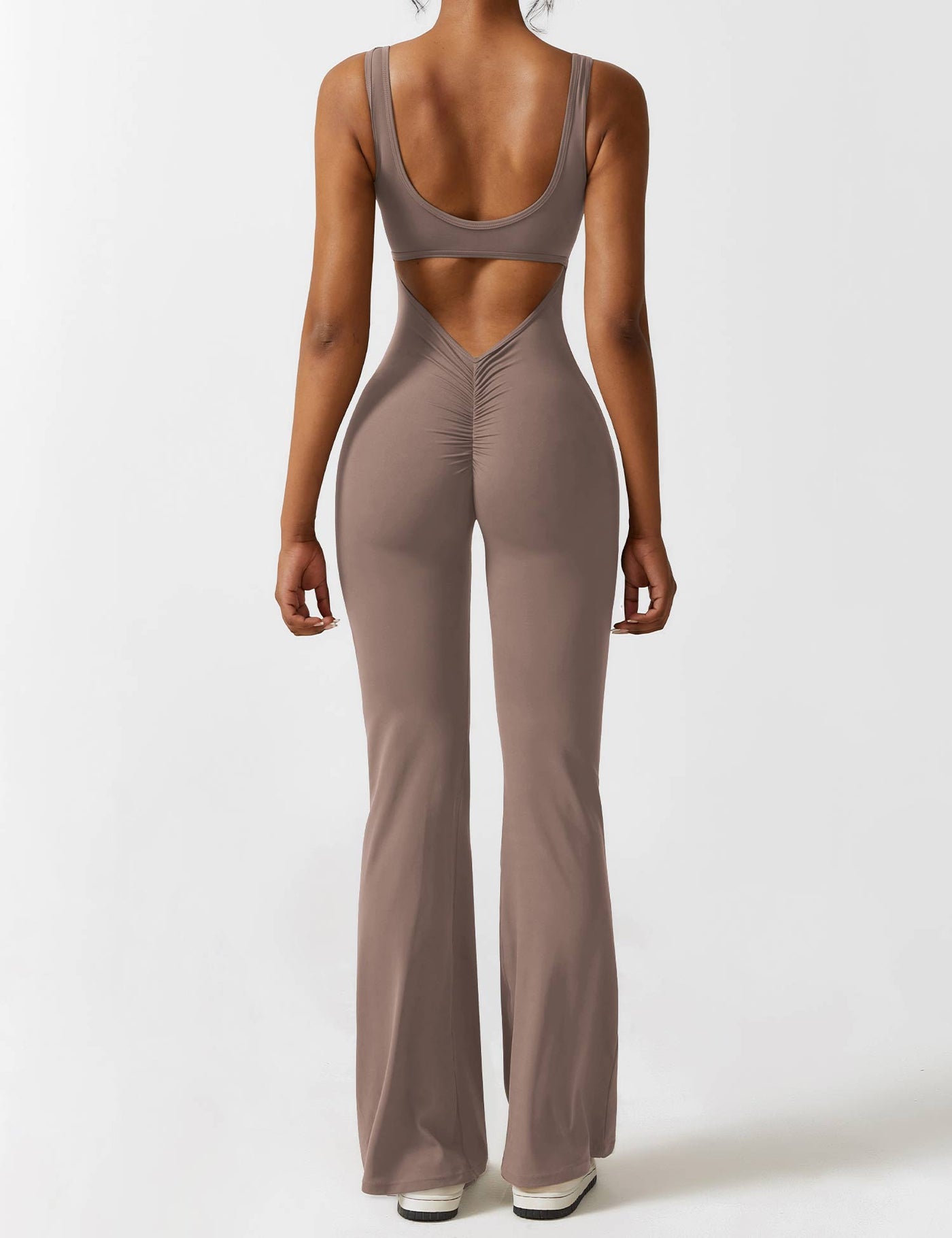 Allyson™ - V-back flared jumpsuit