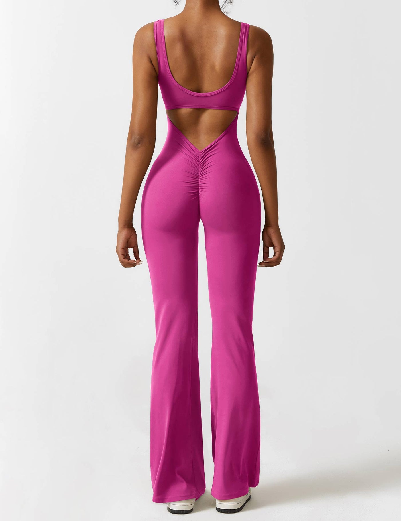 Allyson™ - V-back flared jumpsuit