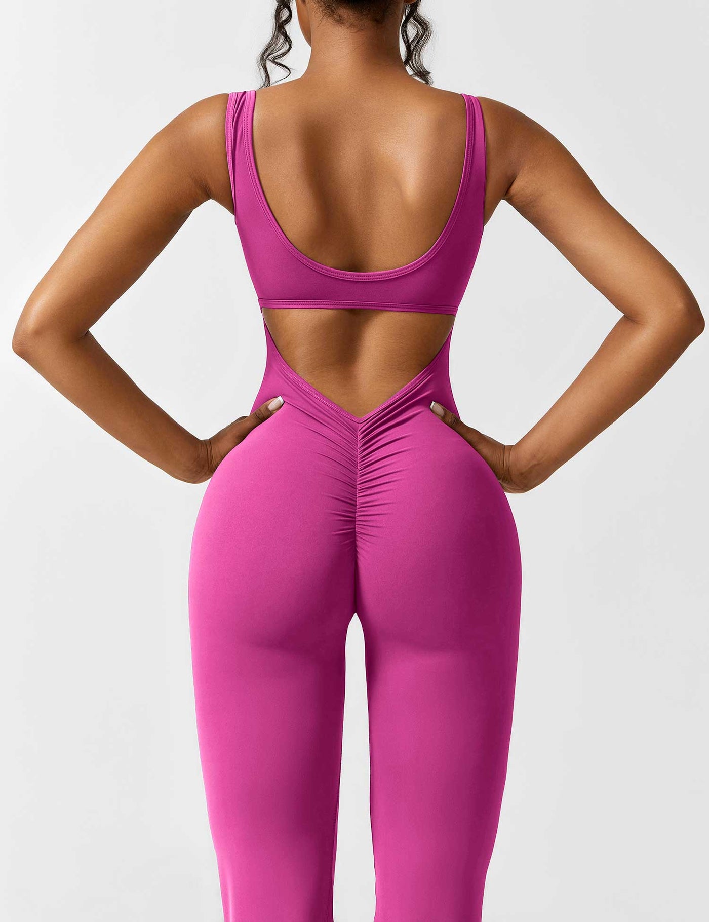 Allyson™ - V-back flared jumpsuit